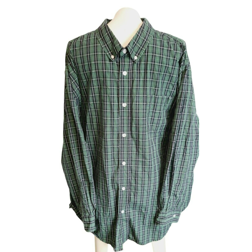 King Size Button‎ Down Long Sleeve Shirt Size 3XL